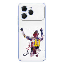 Чехлы Месси для Tecno Spark 40 (AlphaPrint) (Messi Barca)