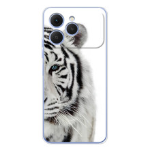 Чехлы с картинками животных Tecno Spark 40 (Белый Тигр)