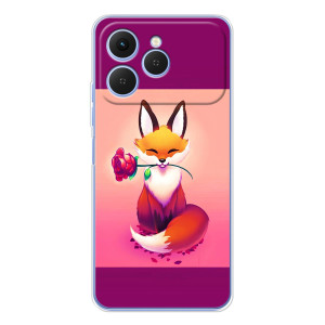 Чехлы с картинкой Лисички для Tecno Spark 40 (VPrint)