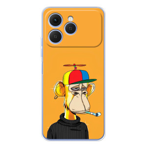 Чохли з Мавпами NFT для Tecno Spark 40 (AlphaPrint)