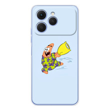 Чохли з Патріком на Tecno Spark 40 (Патрік із подушкою)