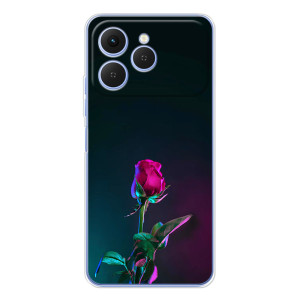Чохли з принтом Троянд для Tecno Spark 40 – Нічна троянда
