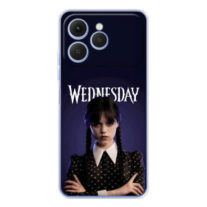 Чехлы с принтом Уэнсдей на Tecno Spark 40 – Wednesdey