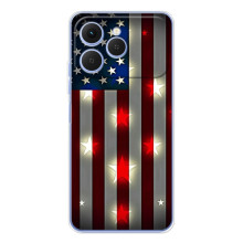 Чохол Прапор USA для Tecno Spark 40