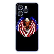Чохол Прапор USA для Tecno Spark 40 – Крила США