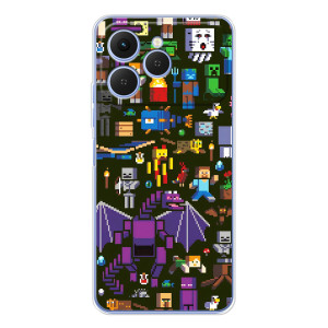 Чехол Майнкрафт на Tecno Spark 40 (AlphaPrint) Minecraft