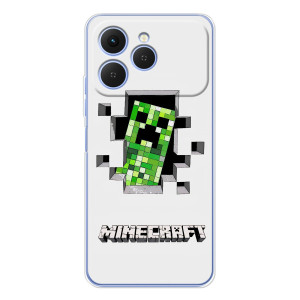 Чехол Майнкрафт на Tecno Spark 40 (AlphaPrint) Minecraft