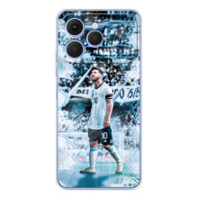 Чехол Месси футболист для Tecno Spark 40 – Месси в Аргентине