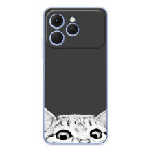 Чехол на Спарк 40 с Котами (VPrint) (Выглядывает кот)
