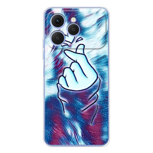Чохол з принтом для Tecno Spark 40 (AlphaPrint - Знак сердечка)