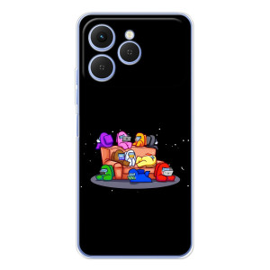 Чехол Амонг Ас для Tecno Spark 40 (AlphaPrint)