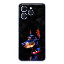 Бампер для Tecno Spark 40 з картинкою "Песики" (Собака Мопсік)