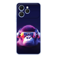 Чехол с Обезьянами Tecno Spark 40 - (AlphaPrint)