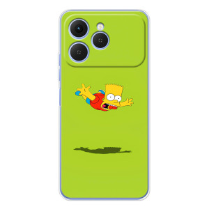 Чехол с Симпсонами для Tecno Spark 40 (VPrint)