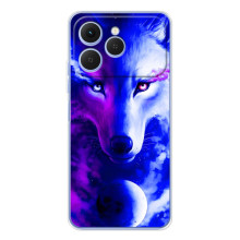 Чохол з Вовком на Tecno Spark 40 – Арт-Вовк