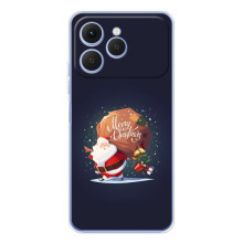 Чохол Санта Клаус для Tecno Spark 40 – Подарунки від Санти