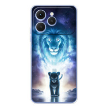 Чехол со Львом для Tecno Spark 40 (VPrint) – Маленький лев