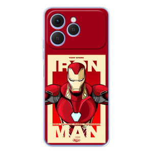 Чехол Супергерой Железный человек на Tecno Spark 40 – Iron man