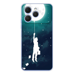 Чехол (ТПУ) с планетами на Tecno Spark 40 – To The moon