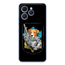Чохол з принтом для Tecno Spark 40 (Патрон Воїн)