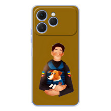 Чохол з принтом для Tecno Spark 40 (ЗСУ Патрон)