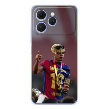 Чехол с футболистом Ламин Ямаль Tecno Spark 40 (Lamine Yamal)