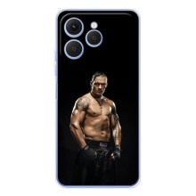 Чехол с картинкой Александр Усик для Tecno Spark 40 – Усик на черном
