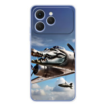 Чохол з мемом Тралалело тралала на Tecno Spark 40 – Бомбардіро крокоділо