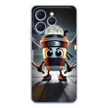 Чохол з мемом Тралалело тралала на Tecno Spark 40 – Капучіно асасіно