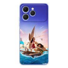 Чехол с мультфильмом Моана Tecno Spark 40 (Моана и Мауи)
