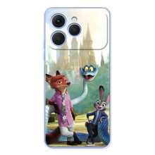 Чехол Зоотрополіс на Tecno Spark 40 – Ник Джуди и змея