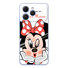 Эксклюзивный чехол для Tecno Spark 40 (AlphaPrint - Мультяшные) – Маус Минни