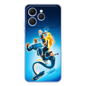 Чохол з принтом Фантастична четвірка для Tecno Spark 40