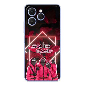 Чехол Гра в кальмара для Tecno Spark 40