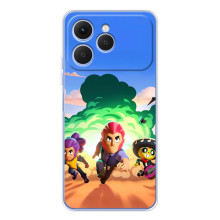 Силіконовый Чохол на Tecno Spark 40 з картинкою Brawl Stars