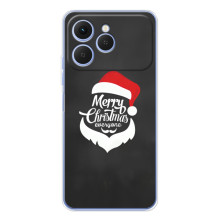 Рождественские Чехлы для Tecno Spark 40 (VPrint) (Санта Крисмас)