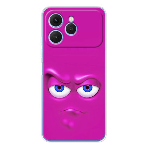 Силиконовые Чехлы (смешные стикеры) для Tecno Spark 40 – Хитрая мордочка