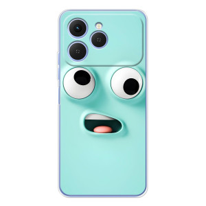 Силиконовые Чехлы (смешные стикеры) для Tecno Spark 40 – мордочка