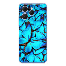 Силиконовый бампер с картинкой животных для Tecno Spark 40 (Крылья бабочек)