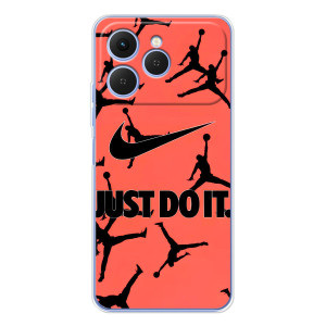 Силиконовый Чехол Nike Air Jordan на Спарк 40 – Just Do It