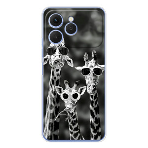 Силиконовый чехол с КАРТИНКАМИ лето для Tecno Spark 40 (AlphaPrint)