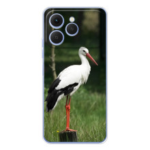 Силіконовий бампер з птичкою на Tecno Spark 40 – Лелека