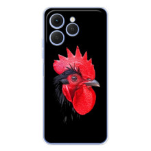 Силіконовий бампер з птичкою на Tecno Spark 40 – Півень