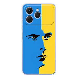 Украинские Чехлы для Tecno Spark 40 с картинкой УПА (AlphaPrint)