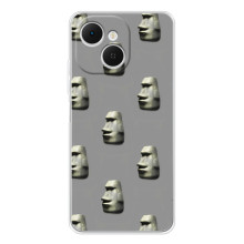 Бампер з принтом Меми для TECNO Spark 40C (Кам'яна особа)