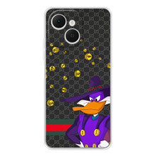 Бренднові Чохли для TECNO Spark 40C - (PREMIUMPrint) (Утка Гуччі)