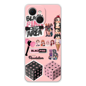 Чохли з картинкою для TECNO Spark 40C – BLACK PINK колаж