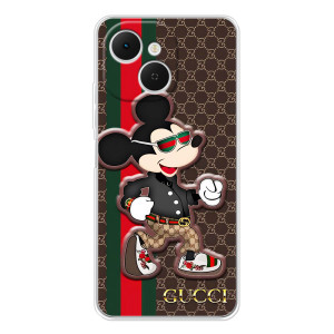 Чехлы Бренд GUCCI для TECNO Spark 40C – Маус Гуччи