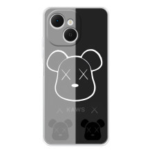 Чохли для TECNO Spark 40C - Bearbrick Louis Vuitton (PREMIUMPrint) (БеарБрік очі)