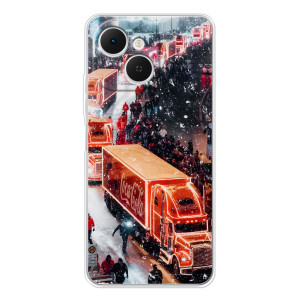 Чехлы на Новый Год TECNO Spark 40C – Кока Кола
